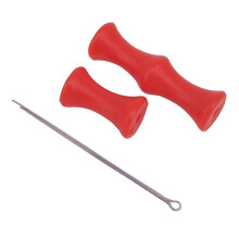 Archery Silicone Fingers Guard For Recurve Bow Shooting Red One Size Protective Gear