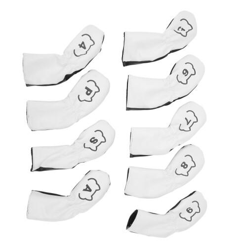 9-teiliges Golfschläger-Kopfschutz, PU, 1
