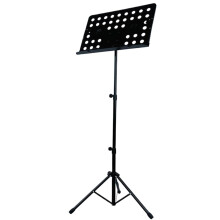 Portable Podium Stand – Metal Music Stand with Tripod Base, Laptop Holder, Lightweight, Black, 70145cm