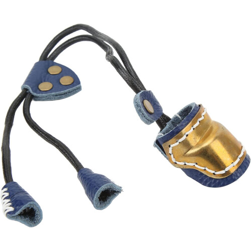 Archery Finger Guards Adjustable Buckle Elastic Blue For Outdoor Use 2