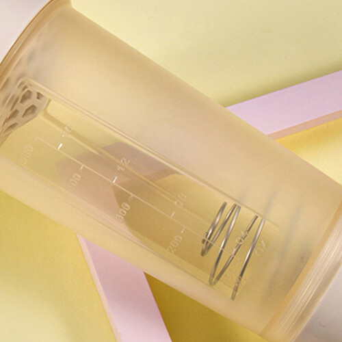 Sport-Wasserflasche, Kunststoff, transparent, 2