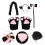 5 Pezzi Orecchie Costume Cosplay Collare 3