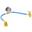 koelmiddelslang met manometer voor auto, 1/2 inch schroefdraad 3