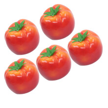 5Pcs Kreativ Tomatdekoration Konstgjord Pynt För Hem Fest