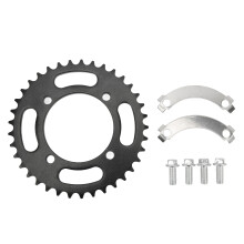 Kettenrad hinten 420 76 mm 37 Zähne aus Hartstahl