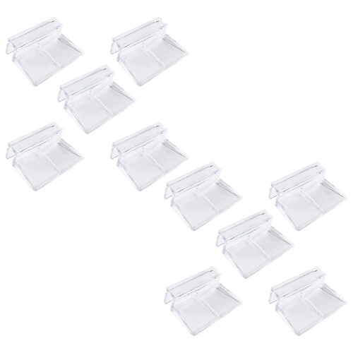 10Pièces Support Rigide Transparent Pour Couvercle