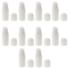 10 sztuk 50 ml plastikowe butelki z wałkiem do olejków eterycznych