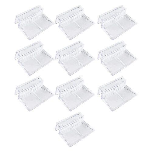 10Pièces Support Rigide Transparent Pour Couvercle 1