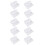 10Pièces Support Rigide Transparent Pour Couvercle 5