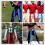 2 Set Cinture Calcio Con Bandierine, Rugby 7