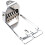 Tailpiece Métal Banjo Argent, Accessoire 5 Cordes Mandoline 4