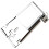 Tailpiece Métal Banjo Argent, Accessoire 5 Cordes Mandoline 2