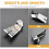 Tailpiece Métal Banjo Argent, Accessoire 5 Cordes Mandoline 9