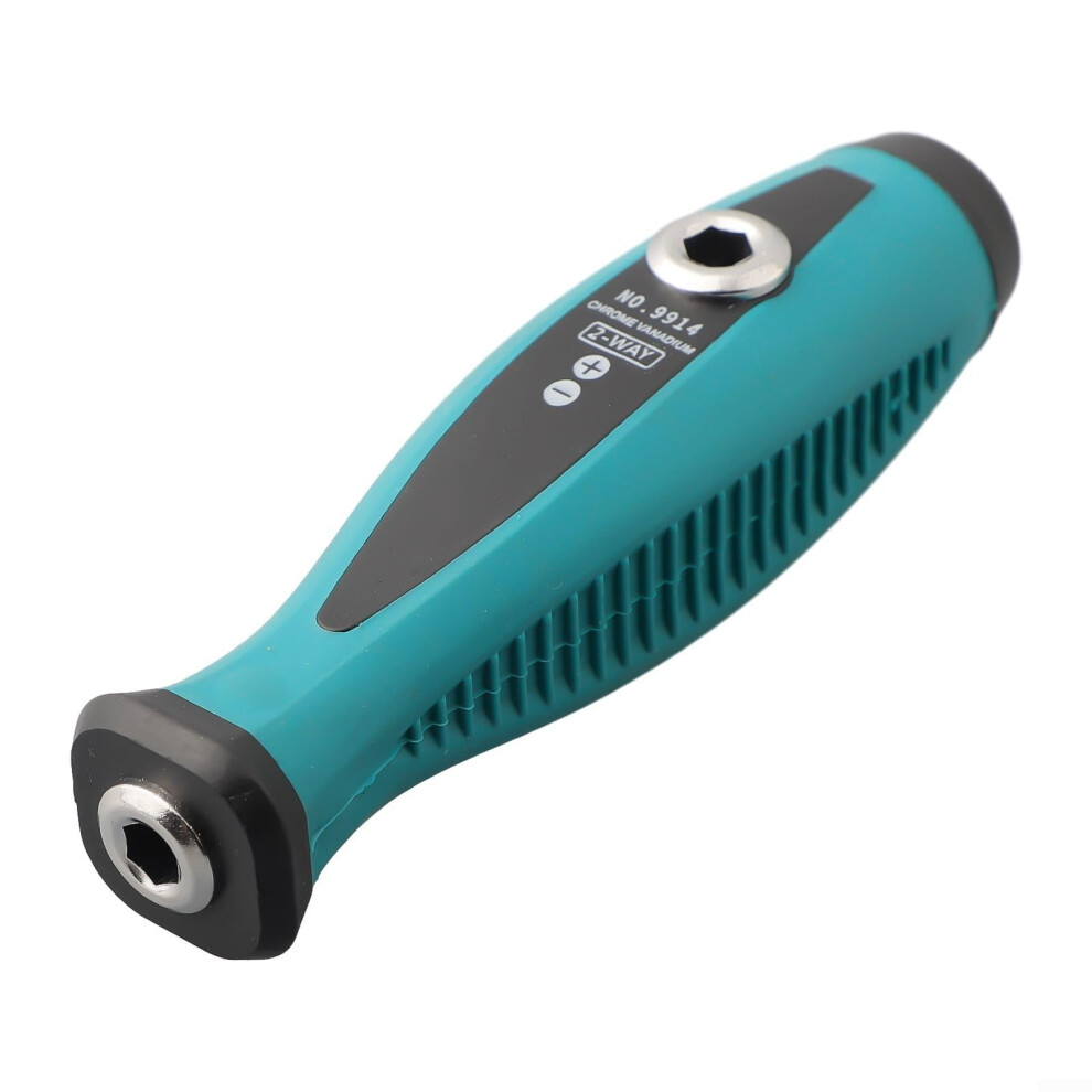6.35Mm 4Mm Hex 5Mm Round Adapter Screwdriver Handle With Magnetic Bit Holder For Furniture And Appliance Repairs (C) 9119770259899