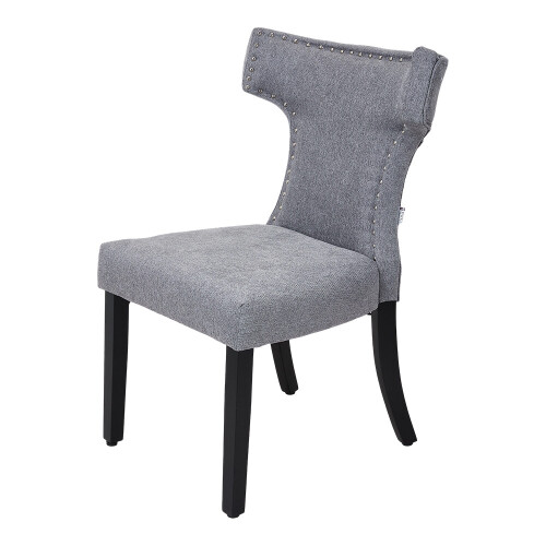 Living And Home Set of 2 Upholstered Dining Chairs 1