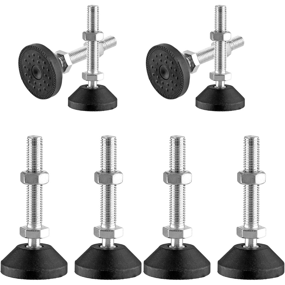 Articulated Feet Furniture Leg, Suitable For Threaded Furniture, Swivel Furniture Glides, Maximum Load Capacity, Shockproof Applications, Heavy Duty, 9454554400754
