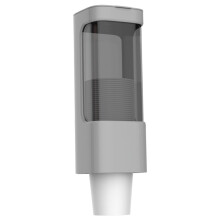 Cup Dispenser Sealed Pull Type Wall Mount Dustproof With Lid Double Paper Holder For Home Office Bathroom Water Cooler