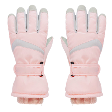 Gants de ski d'hiver Ski Essentials, imperméables à la neige, avec poignet ajustable, compatibles avec les écrans tactiles, unisexes, coupe-vent