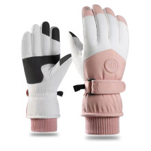 Gants de ski polyvalents et tendance, gants de ski et de snowboard isolés Thinsulate pour hommes et femmes, adaptés aux activités de plein air