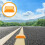 4 uds. desaceleración carretera con bloques reflectantes 9