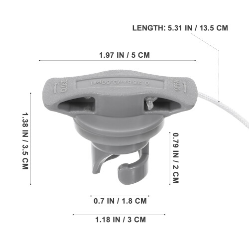 2 Unidades Aire 1,97" X 1,38" Para Accesorios Hinchables 1