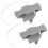2 Unidades Aire 1,97" X 1,38" Para Accesorios Hinchables 11
