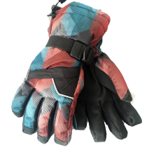 Guantes de invierno precurvados, palmas de cuero reforzadas, impermeables, para deportes de nieve.