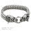men bracelet wolf head stainless steel personalized wrist chain 7