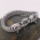 men bracelet wolf head stainless steel personalized wrist chain 5