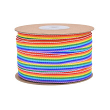 Regenboogkleurig lint Polyester lint voor bruidsboeket