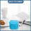 tandprothese doosje met hangend net en container (lichtblauw) 9