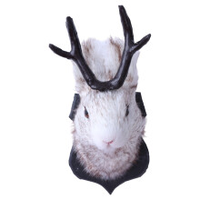 Gewei konijn hoofd standbeeld dier taxidermie Home Decorations