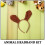 3 Pezzi Costume con Cappello Orecchie Marrone 8
