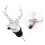 Deer Head De Vinho Com Tampa Aerator E Decanter Veado Silicone 3