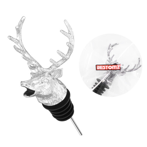 Deer Head De Vinho Com Tampa Aerator E Decanter Veado Silicone 2