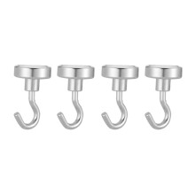 Ganchos magnéticos de alta resistência, ímã de neodímio para decoração interna e externa, aparência elegante, forte magnetismo, capacidade de