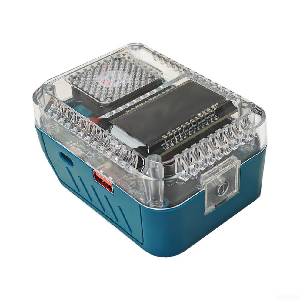 Digital Display Lithium Battery Adapter Converter Usbc And Usba Ports 140W Fast Charging For Power Tool Batteries 9119770260598