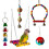 5Ud Para Mascotas Pájaro Mordedor Multicolor Resistente 4