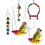 5Ud Para Mascotas Pájaro Mordedor Multicolor Resistente 3