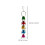 5Ud Para Mascotas Pájaro Mordedor Multicolor Resistente 2