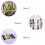 5Ud Para Mascotas Pájaro Mordedor Multicolor Resistente 11