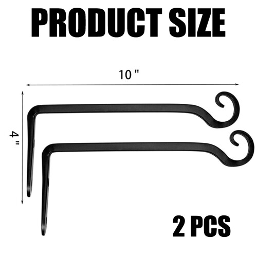 Ανθεκτικές βάσεις για διακόσμηση τοίχου, κρεμάστρα φυτών πολλαπλών χρήσεων με 2