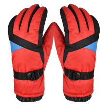 Guantes de invierno para niños, con forro Drypel, dedos de goma reforzados, ideales para el esquí en clima frío, aislantes y resistentes a la
