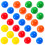 100 bolas de 3,2 cm coloridas para tênis de e 10
