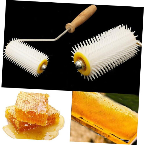 honeycomb roller, beekeeper, honey collector, extractor, tools, scraper, fork, uncapping knife 1
