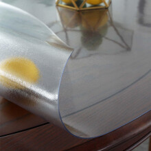 Table Cover Protector Round PVC Clear/Matte 23mm Thick 45cm Round Waterproof Tablecloth For Kitchen Dining Wood Furniture