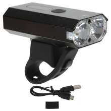USB-wiederaufladbare Fahrradlampe mit Powerbank-Funktion, robust nach Militärstandard, blendfreie Linse, vielseitig einsetzbare Notfall-Taschenlampe