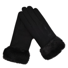Guantes de invierno a la moda, guantes térmicos y transpirables con forro para pantallas táctiles para protección térmica al aire libre,