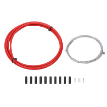 Set di cavi freno per bicicletta con guaina, filo interno in acciaio zincato, guaina freno standard, acciaio inossidabile resistente al freddo,