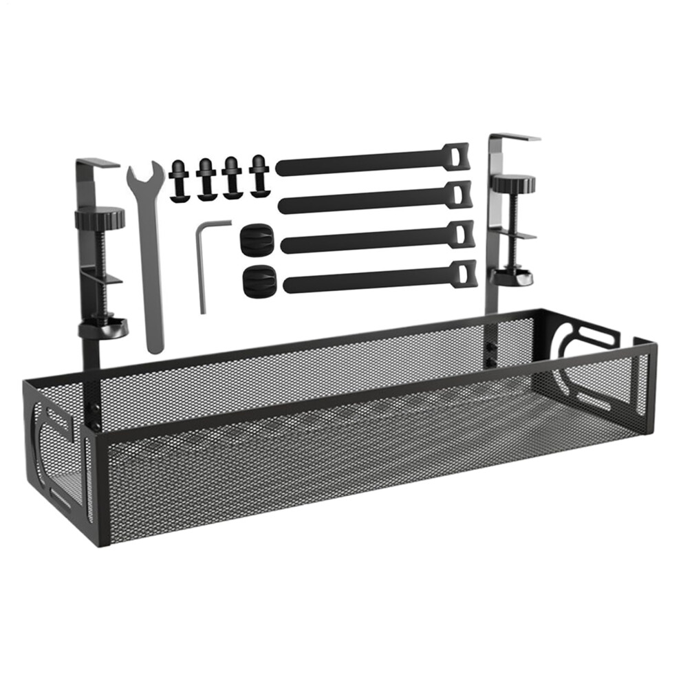 Under The Cable Management Box Â Box For Organizing Cables, Under The Office Cable Management Box Nodrill Cable Organizer, Under The Box Black. 9001264420840